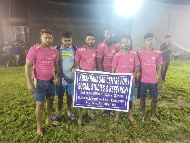 KCSSR organized A Day Night Football Tournament at BHATJANGLA, NADIA