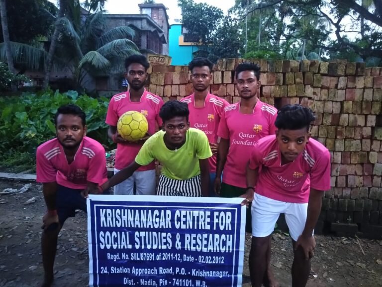 One day knock out football tournament at Krishnanagar, Nadia