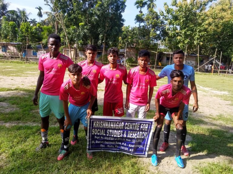 Team KCSSR participated one day football tournament at Krishnanagar