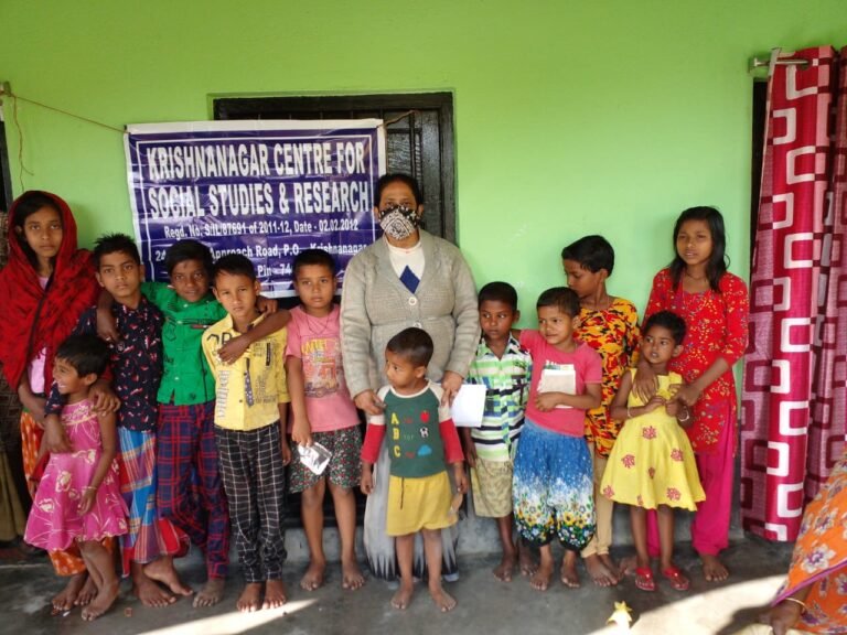 A seminar at Dangna village of Bhimpur police station during the third wave of this Covid Pandemic